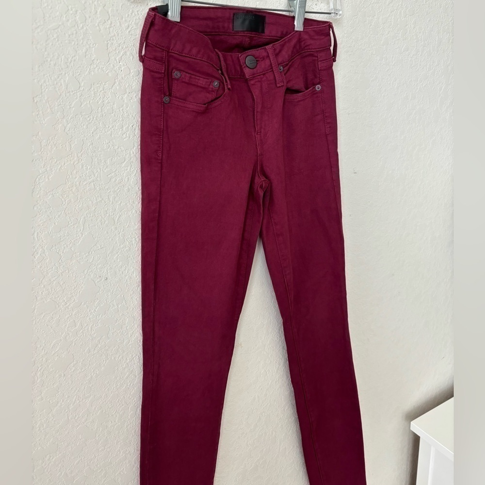 Vince Riley Legging/jean in Bordeaux SZ 24 - Picture 5 of 8